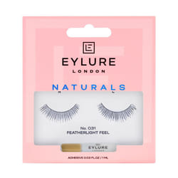 Eylure Naturals No. 031 Reusable Eyelashes  Adhesive Included  1 Pair