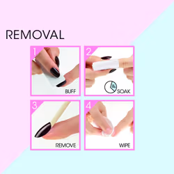 Elegant Touch - Bare Nails (was totally bare) - Short Stiletto Shape