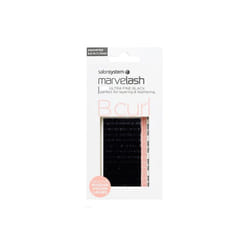 Salon System Marvelash B Curl Lash Extensions 0.07 Ultra Fine Assorted Black