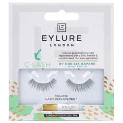 Eylure C-Lash Lash Replacement - Volume - Clear and Flexible Self Adhesive Band