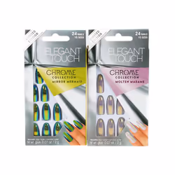Elegant Touch Chrome Collection False Nails