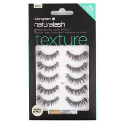 Salon System Naturalash Strip Lashes - Texture 117 - Wispy Effect - 5 Pairs
