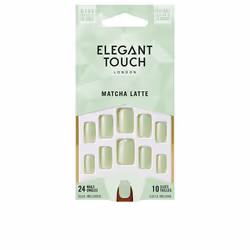 Core Colour nails with glue almond #matcha latte