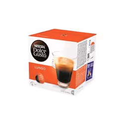 Nestle Caffè Lungo, Coffee capsule, Caffe lungo, Dolce Gusto, 185 g, 16 pc(s), Box