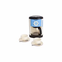 65050 Morphy Richards Fillable Toy Coffee Maker for Children Aged 3+ | Includes Level Indicator & Dripping Water, Yellow
