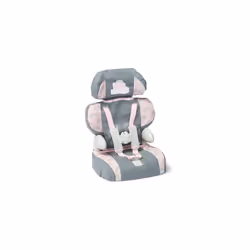 Grey Car Booster Seat. Dolls Car Booster Seat For Children Aged 3+. Suits Dolls Up To 35cm In Size
