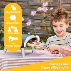 Ooni Koda Pizza Oven | Toy Pizza Oven For Children Aged 3+ | Features Real Flame-Effect Light!