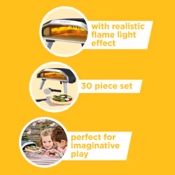 Ooni Koda Pizza Oven | Toy Pizza Oven For Children Aged 3+ | Features Real Flame-Effect Light! - Additional view 4