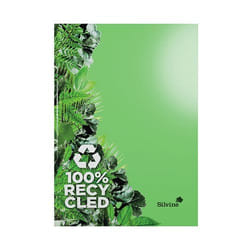 Silvine PREM REC CASE NOTEBK 120P A4