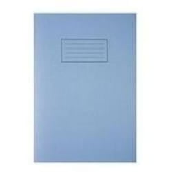 Silvine PLAIN EX BOOK A4 BLU PK10