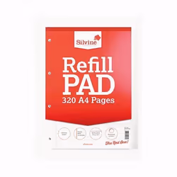 Silvine REFILL PAD 320P R/M A4 PK3