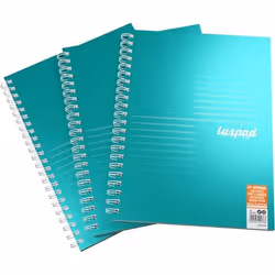 Silvine LUXPAD PROF WBND NBOOK A4+ 200PG PK3