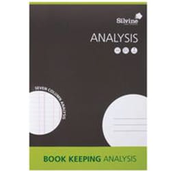 Silvine A4 Book Keeping Analysis Pad 7 Cash Columns 32 Pages (Pack 6)
