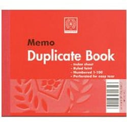 Silvine DUPLICATE MEMO BOOK 603 PK12