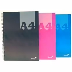Silvine A4 Casebound Twin Wire Notebook. Made with care in the UK. quality paper. durable covers in bright colours. 140 pages ...