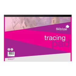 Silvine A3 Tracing Pad 63gsm 40 Sheets (Pack 5) - A3T