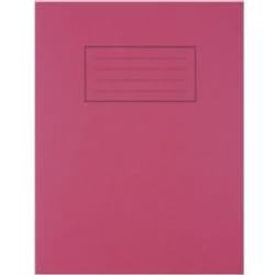 Silvine 9X7 EXER BOOKS R/M RED PK10