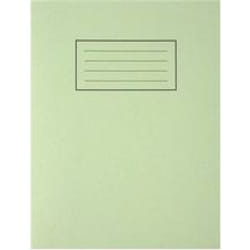 Silvine 9X7 EXER BOOKS R/M GRN PK10