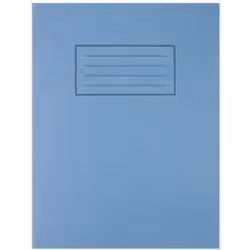 Silvine 9x7 Exercise Book 80pp Feint And Margin Blue