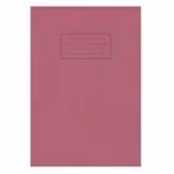 Silvine RED A4 LINED EX BOOKS PK10
