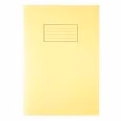 Silvine A4 Exercise Books with Yellow manilla covers and educational grade 75gsm paper. 80 pages per book. Ruling - Lined w ...