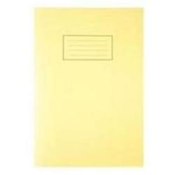 Silvine LINED EX BOOK YELLOW PK10