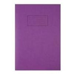 Silvine PURPLE A4 EX BOOKS PK10