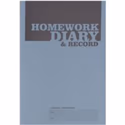 Silvine A5 Homework Diary Blue Pk 20
