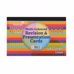 Silvine 48 REVISION CARD AST PK960