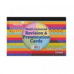 Silvine 48 REVISION CARD AST PK960