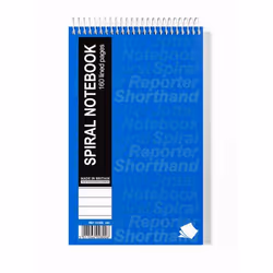 Silvine Spiral Reporters Shorthand Notebook 203 x 127mm 160 Pages Rule