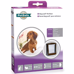 Cat/ Dog Flap For Small Pets (Lockable) By Petsafe - SMALL BROWN 730EF