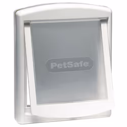 Cat/ Dog Flap For Small Pets (Lockable) By Petsafe - MEDIUM WHITE 740EF