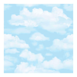 Fresco Cloud Nine Sky Print Clouds Wallpaper