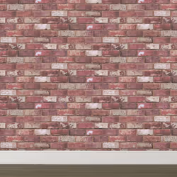 Fresco Brick Wall Red Wallpaper (WAS 13.99) (WAS 13.99)