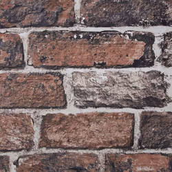 Fresco Red Brick Effect Wallpaper