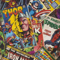 Marvel Cover Story Wallpaper (WAS 17.99)