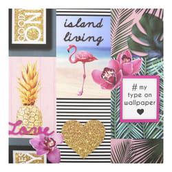 Fresco Tropical Island Living Mutlicoloured Tropical Wallpaper (WAS 13.99)