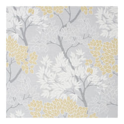 Fresco Lykkes Tree Ochre Floral Wallpaper