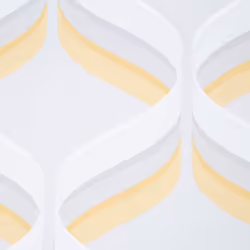 Fresco Retro Ogee Ochre Wallpaper