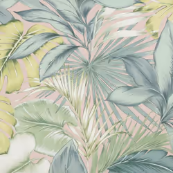 Fresco Tropicana Green Wallpaper