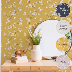 Fresco Apple Blossom Floral Paste the Paper Wallpaper