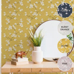 Fresco Apple Blossom Floral Paste the Paper Wallpaper