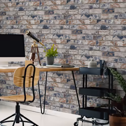 Fresco Industrial Brick Paste the Paper Wallpaper
