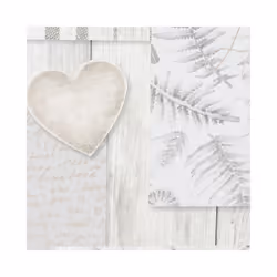 Fresco Hygge Hearts and Flowers Rose Gold and Beige Floral Wallpaper (WAS 13.99)