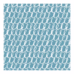 Fresco Metallic Sea Swirls Teal Geometric Wallpaper (WAS 13.99)