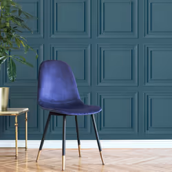 Fresco Wood Panelled Teal Wallpaper