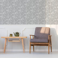 Fresco Artisan Leaf Grey Wallpaper (WAS 14.99)