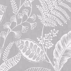 Fresco Artisan Leaf Grey Wallpaper (WAS 14.99)