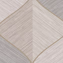 Fresco Ogee Textured Geometric Natural Wallpaper (WAS 16.79)
